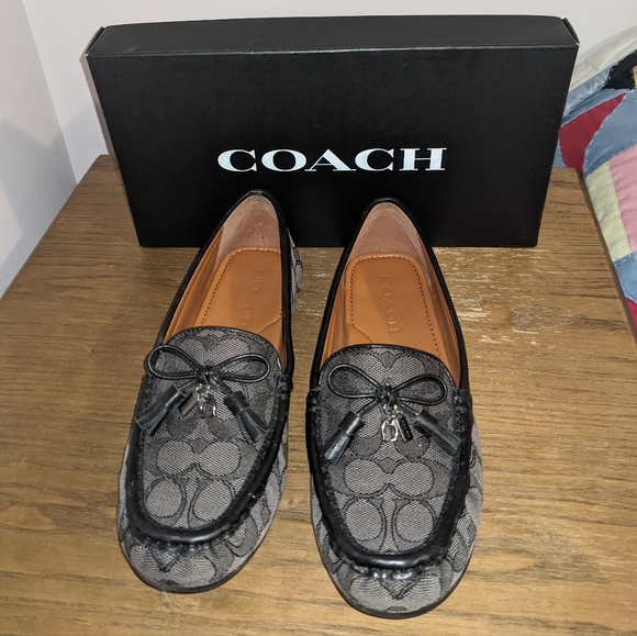 Coach Moira signature Jacquard loafers - Picture 1 of 8